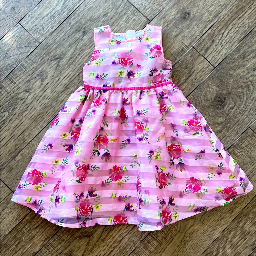 Adorable Pink Floral Dress